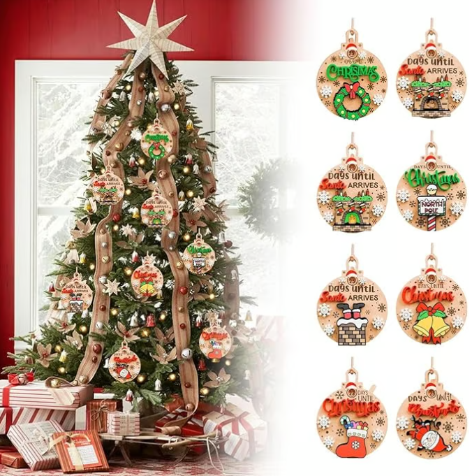 🎄Early Christmas Special Offer 50% OFF🔥Santa Claus Christmas Countdown Onaments🎅