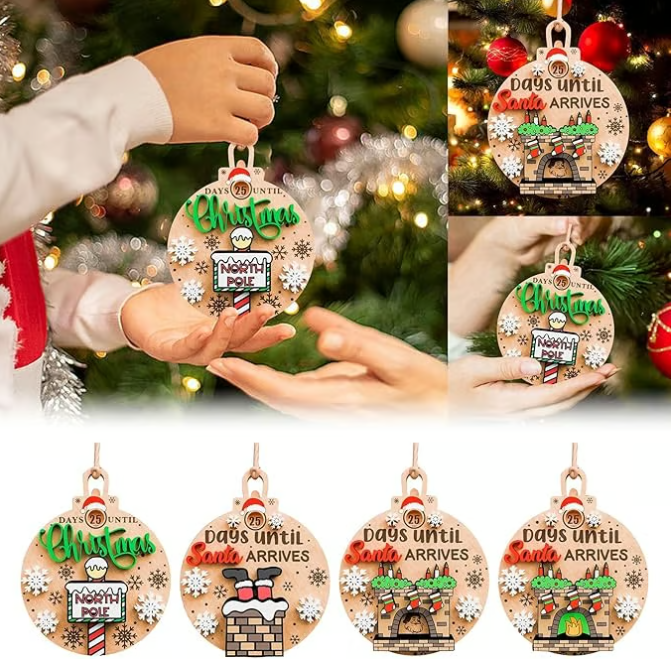 🎄Early Christmas Special Offer 50% OFF🔥Santa Claus Christmas Countdown Onaments🎅