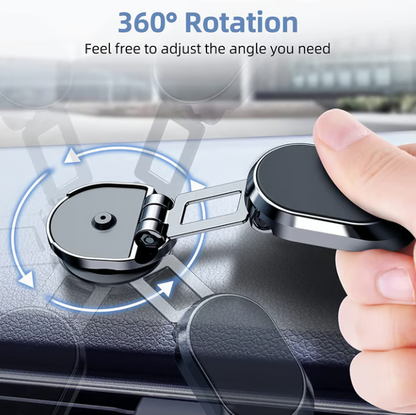🔥 HOT SALE 🔥 2025 NEW ALLOY FOLDING MAGNETIC CAR PHONE HOLDER