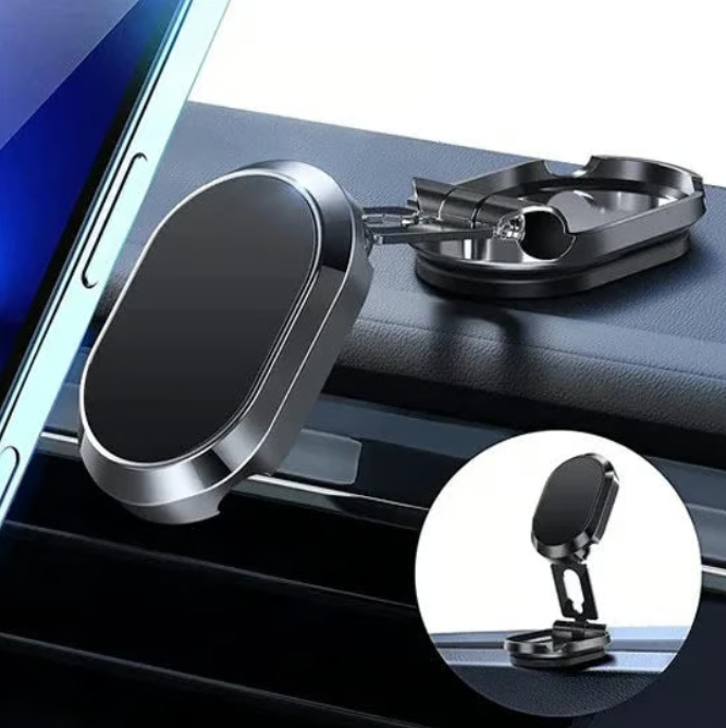 🔥 HOT SALE 🔥 2025 NEW ALLOY FOLDING MAGNETIC CAR PHONE HOLDER