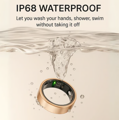 Last Day 40% OFF🔥Smart Ring (Tech Voodoo R02) IP68 Waterproof Wearable Fitness Trackers