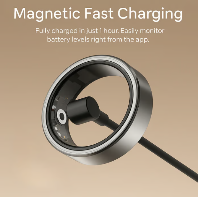 Last Day 40% OFF🔥Smart Ring (Tech Voodoo R02) IP68 Waterproof Wearable Fitness Trackers